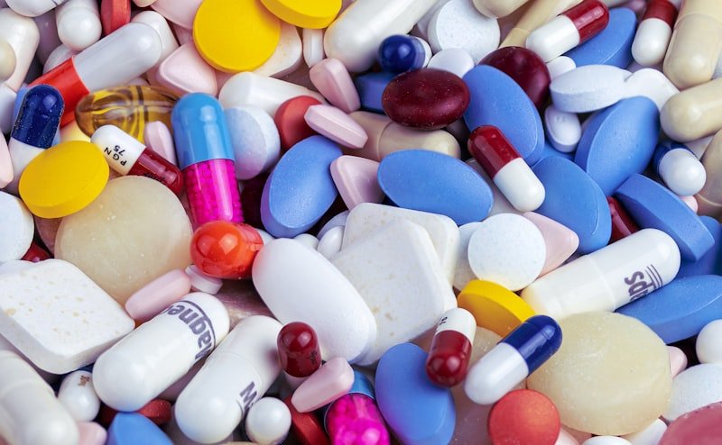 Assorted medicines representing verified PCN-licensed pharmacy refills on Tinz